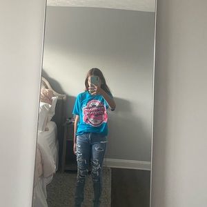 American Eagle Light Wash Skinny Jeans